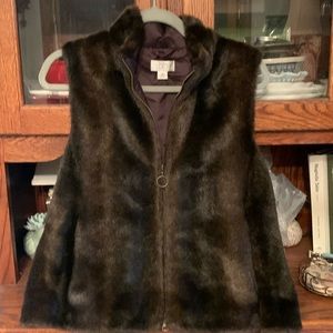 Ann Taylor Loft Faux Fur Medium
